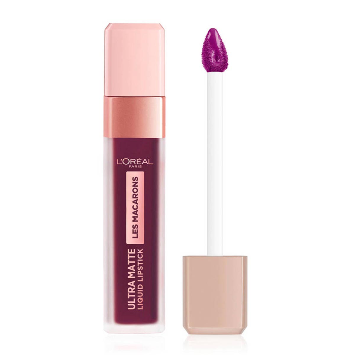 L'Oreal Les Macarons Ultra Matte Liquid Lipstick 830 Blackcurrant Crush