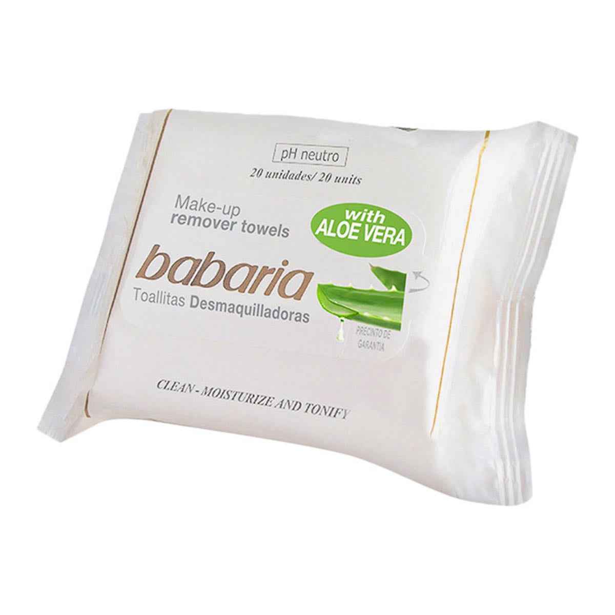 Babaria Aloe Vera Toallitas Desmaquilhantes 25Un