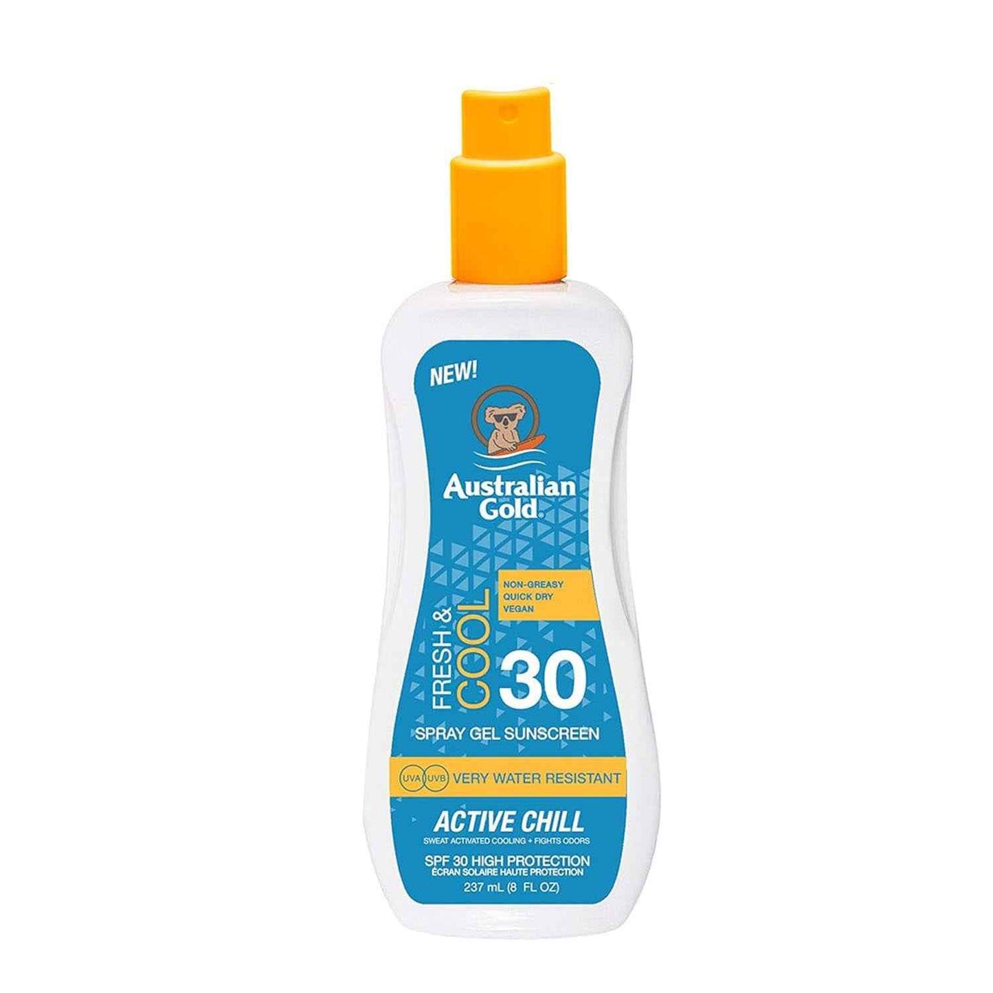 Australian Gold Active Chill Spray Gel Spf30 237Ml Vaporizador