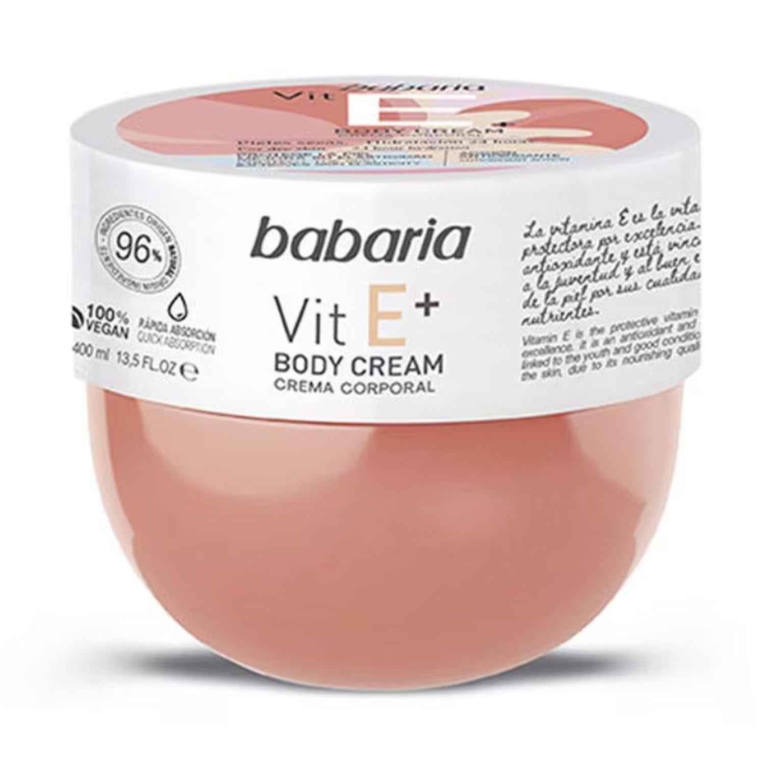 Babaria Vit E+ Body Cream 400Ml