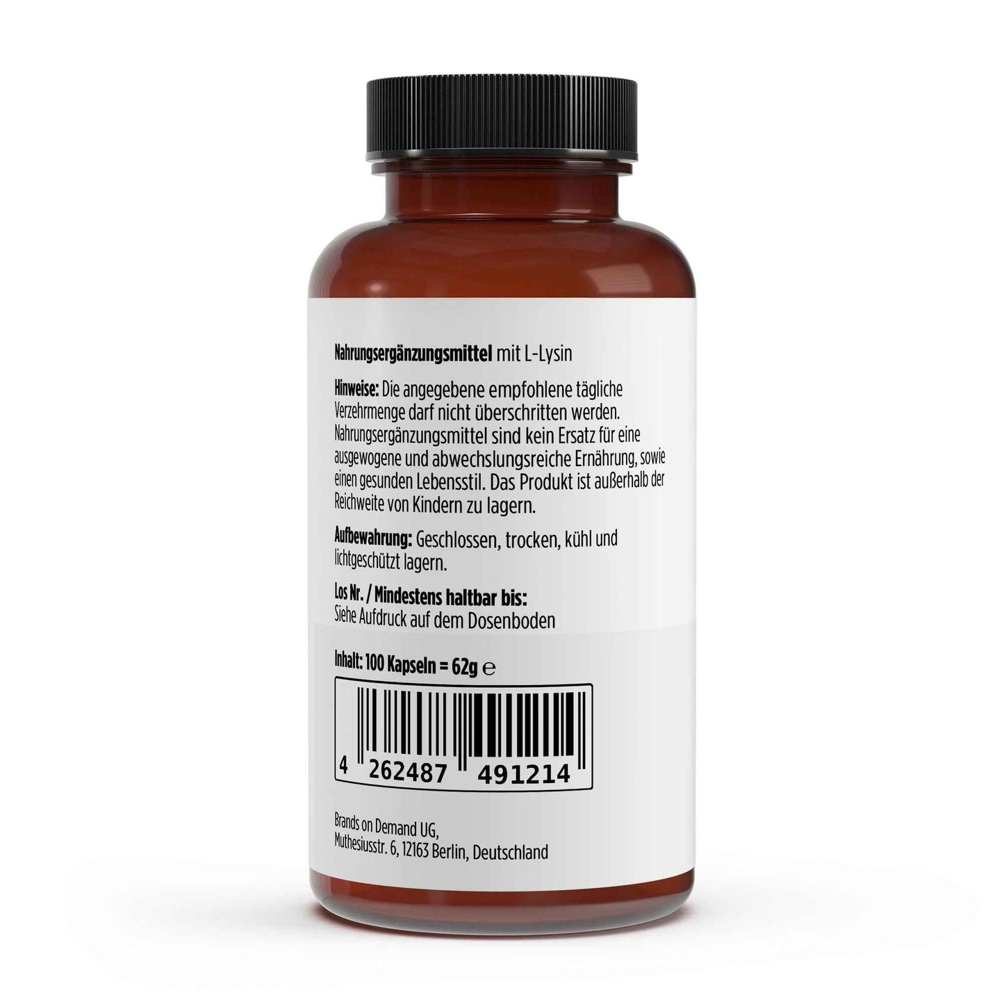 L-Lysin - 100 Kapseln