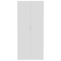 vidaXL Armário arrumação 80x35,5x180cm contrap. branco/carvalho sonoma