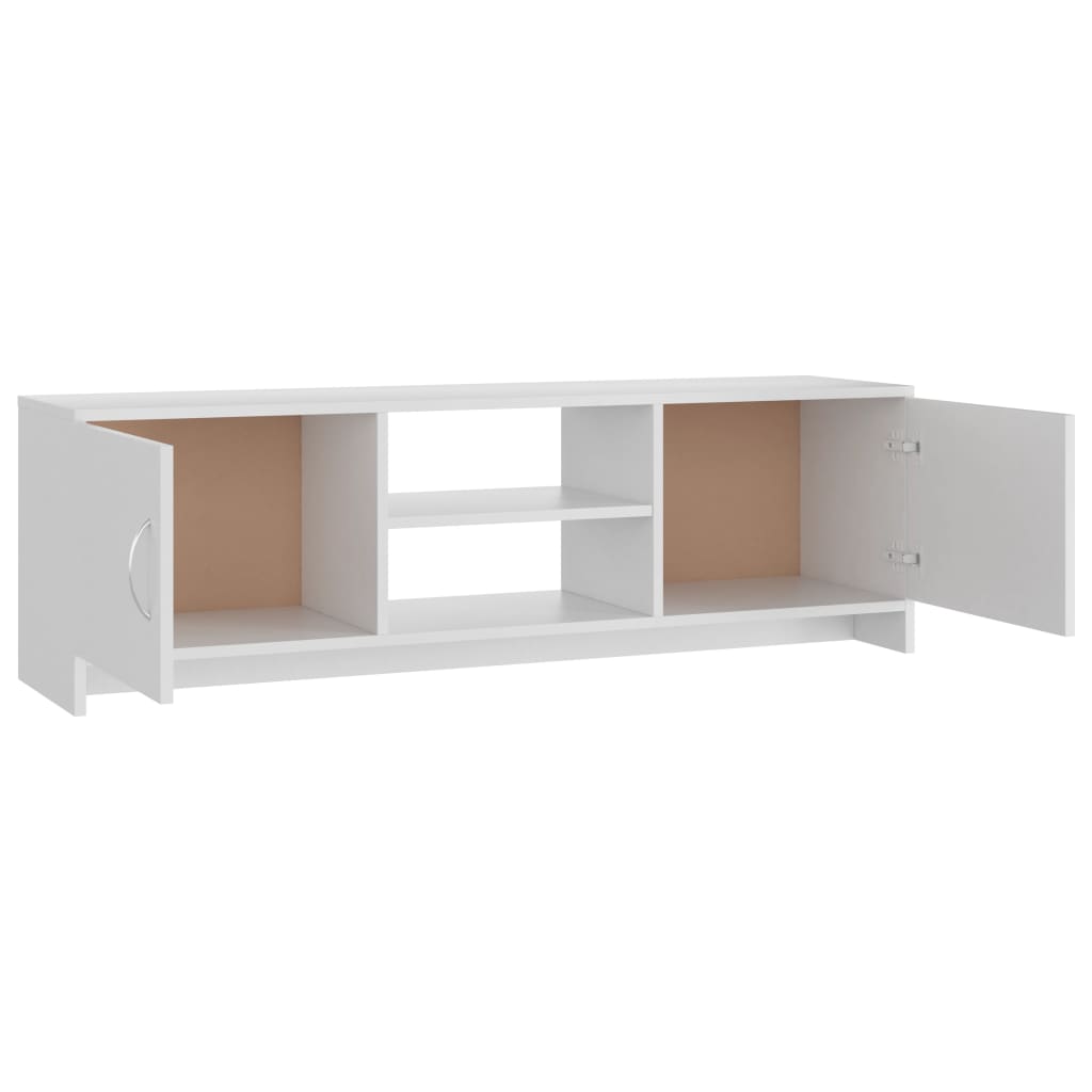 vidaXL Móvel de TV 120x30x37,5 cm contraplacado branco