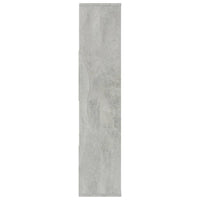 vidaXL Divisória/estante 110x24x110 cm contraplacado cinzento cimento