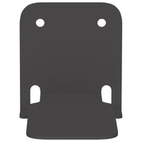vidaXL Prateleira de Parede 4 pcs Preto 6 x 10.8 x 6.6 cm
