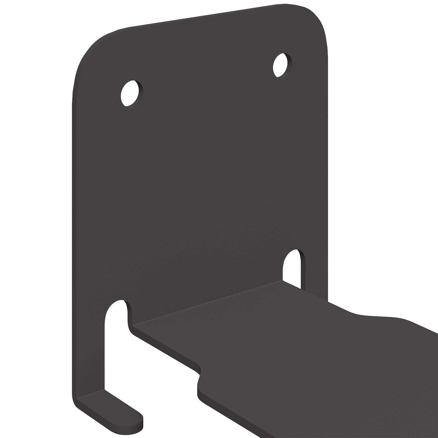 vidaXL Prateleira de Parede 4 pcs Preto 6 x 10.8 x 6.6 cm