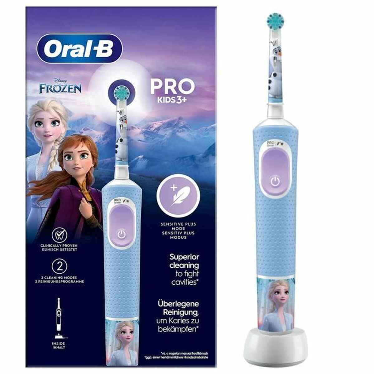 Escova de Dentes Elétrica Oral-B Pro kids +3 Frozen