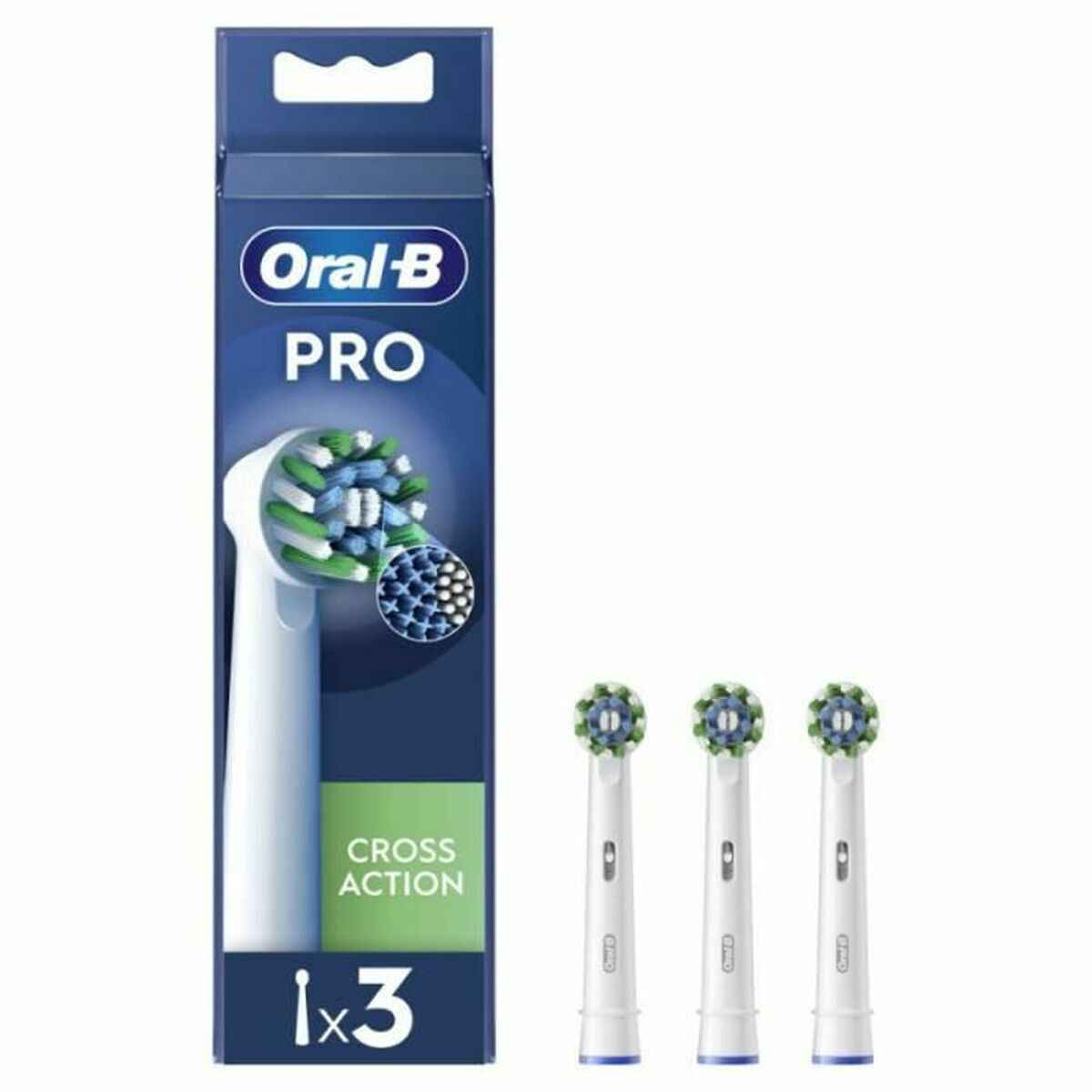 Cabeça de Substituição Oral-B Pro Cross action 3 Peças