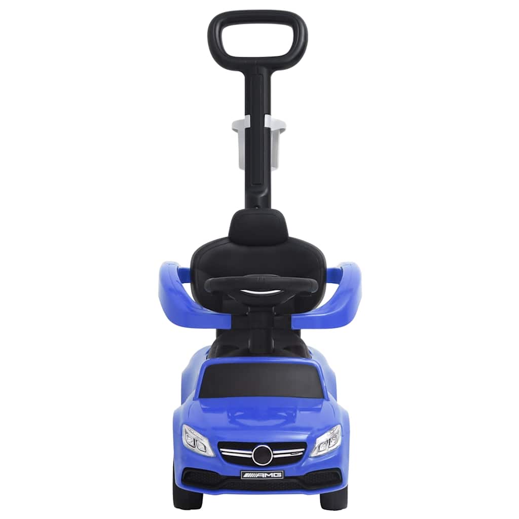 vidaXL Carro infantil de empurrar Mercedes-Benz C63 azul