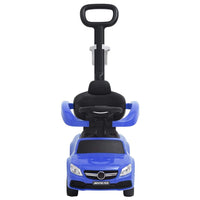 vidaXL Carro infantil de empurrar Mercedes-Benz C63 azul