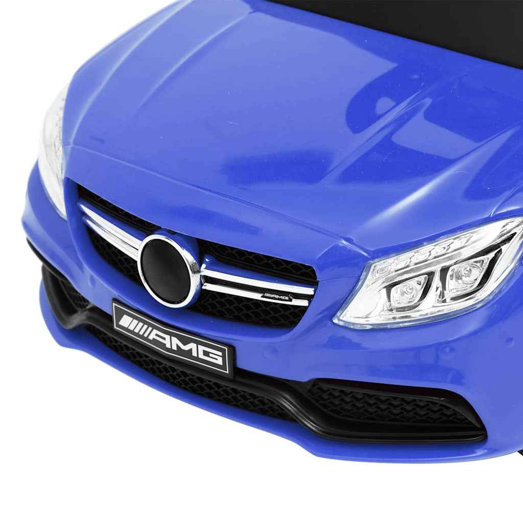 vidaXL Carro infantil de empurrar Mercedes-Benz C63 azul