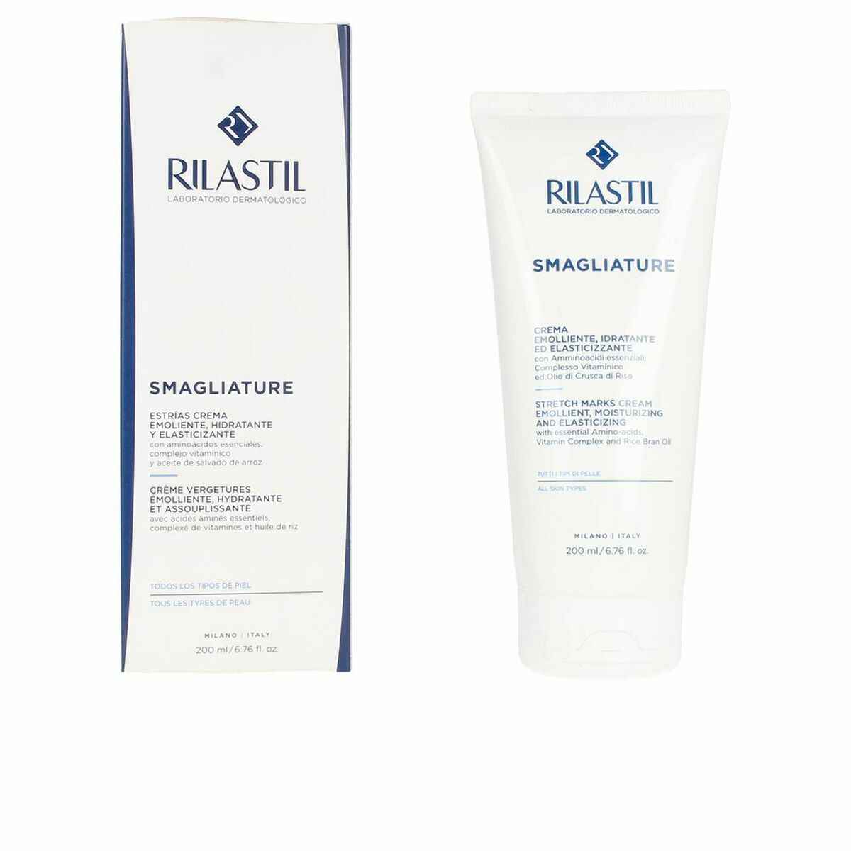 Creme Corporal Antiestrias Rilastil Smagliature 200 ml