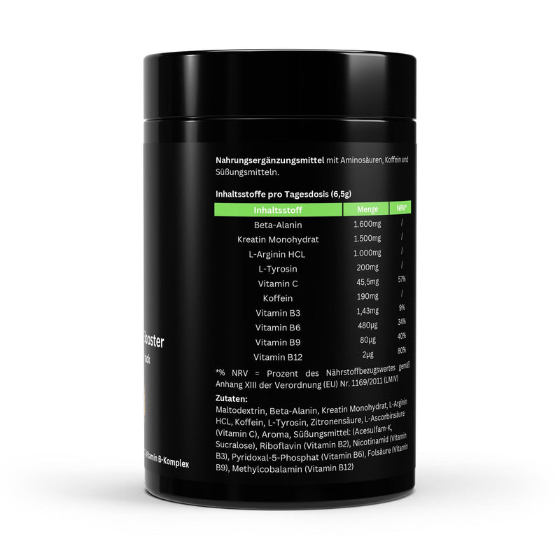 Booster Pré-treino Sabor Maçã - 520g