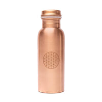 Garrafa de água em Cobre 500 ml - Flor da vida
