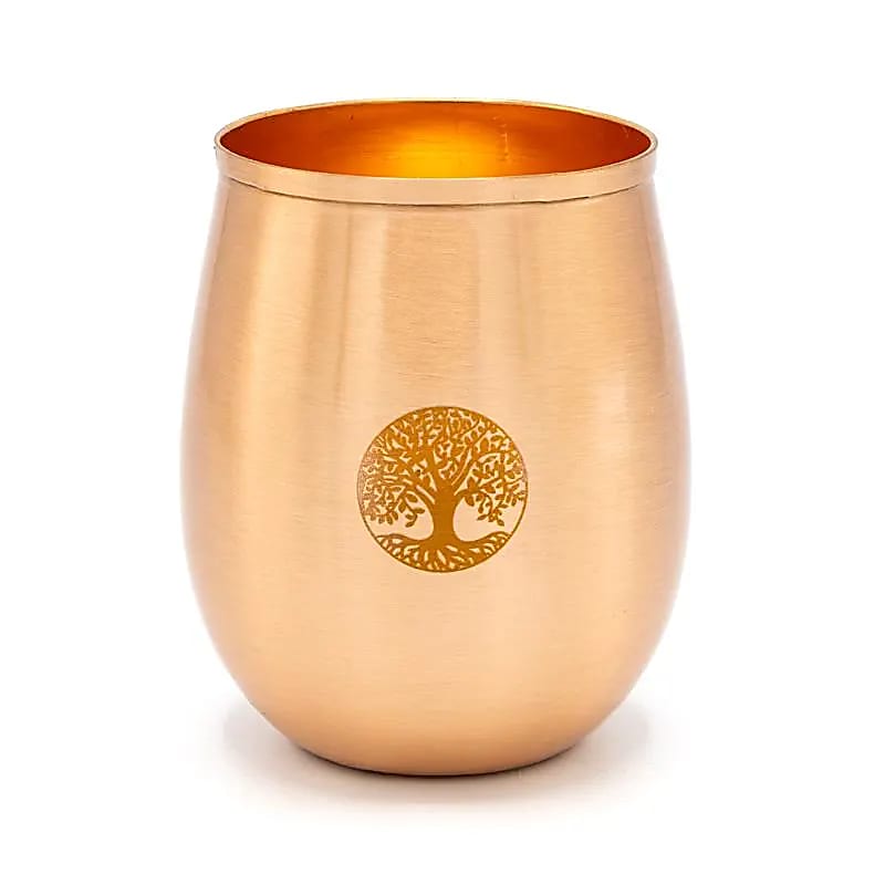 Copo de Cobre 350 ml - Árvore da vida