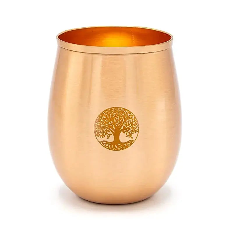 Copo de cobre 350 ml - Árvore da vida
