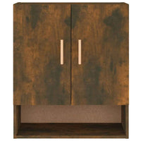 vidaXL Armário parede 60x31x70 cm derivados de madeira carvalho fumado