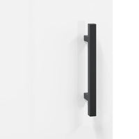 vidaXL Aparador 69,5x34x90 cm madeira processada branco brilhante