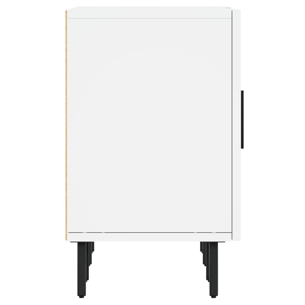 vidaXL Móvel para TV 150x30x50 cm derivados de madeira branco