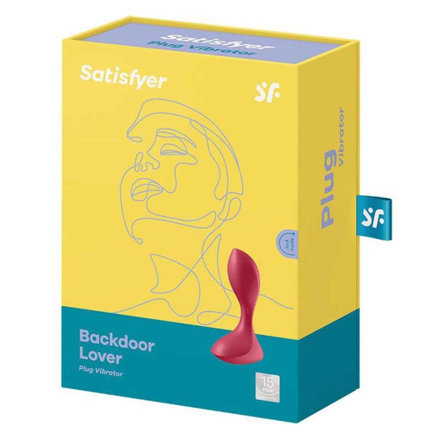 Satisfyer Backdoor Vibrador Anal Rojo 1Un
