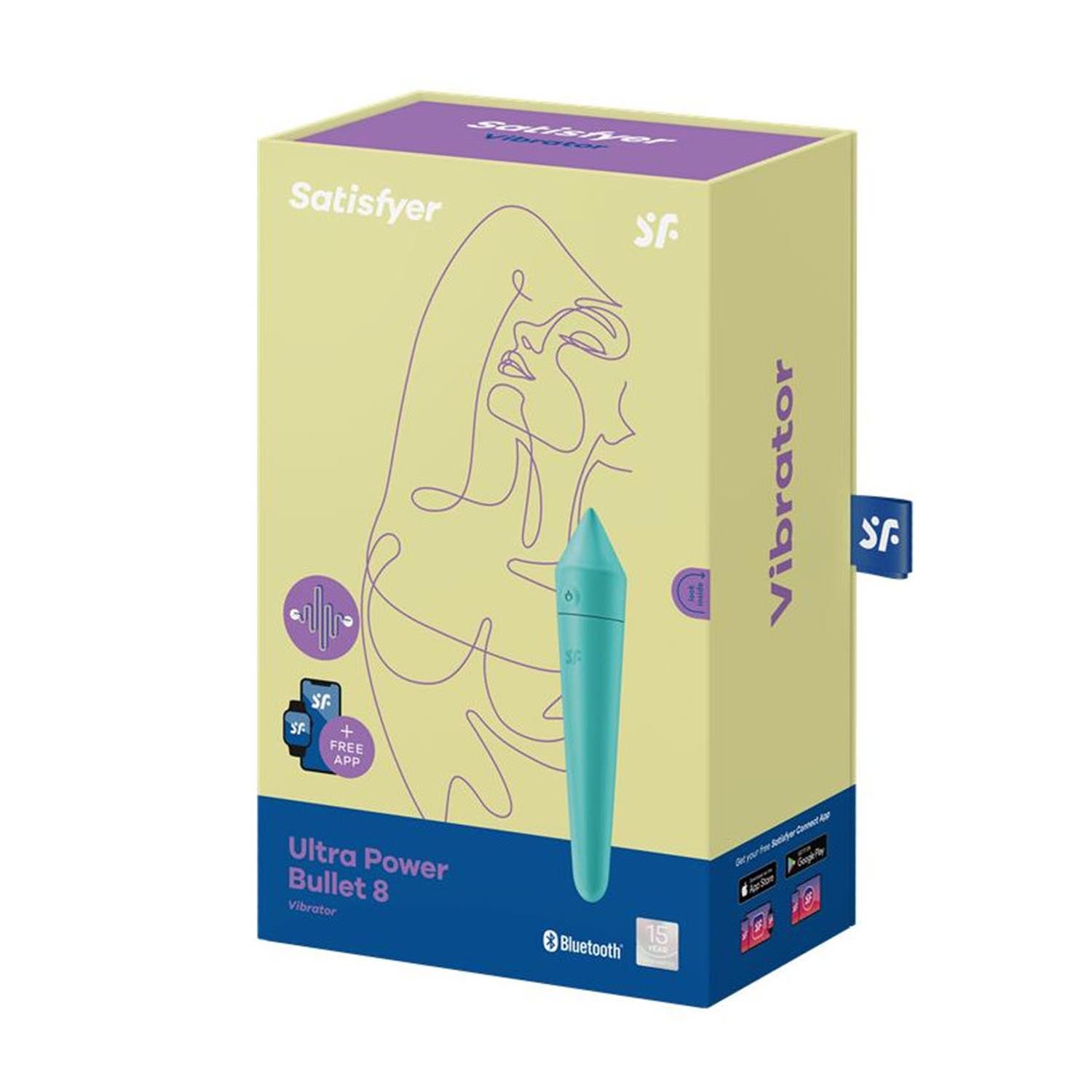 SATISFYER ULTRA POWER BULLET 7 VIBRADOR TURQUESA 1UN
