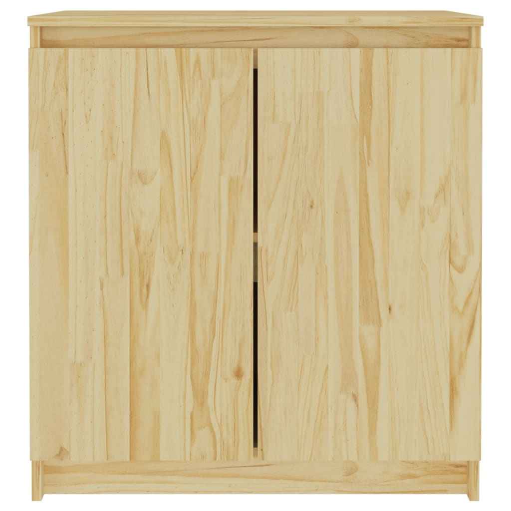 vidaXL Armário de apoio 60x36x65 cm madeira de pinho maciça