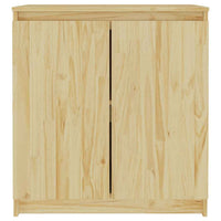 vidaXL Armário de apoio 60x36x65 cm madeira de pinho maciça