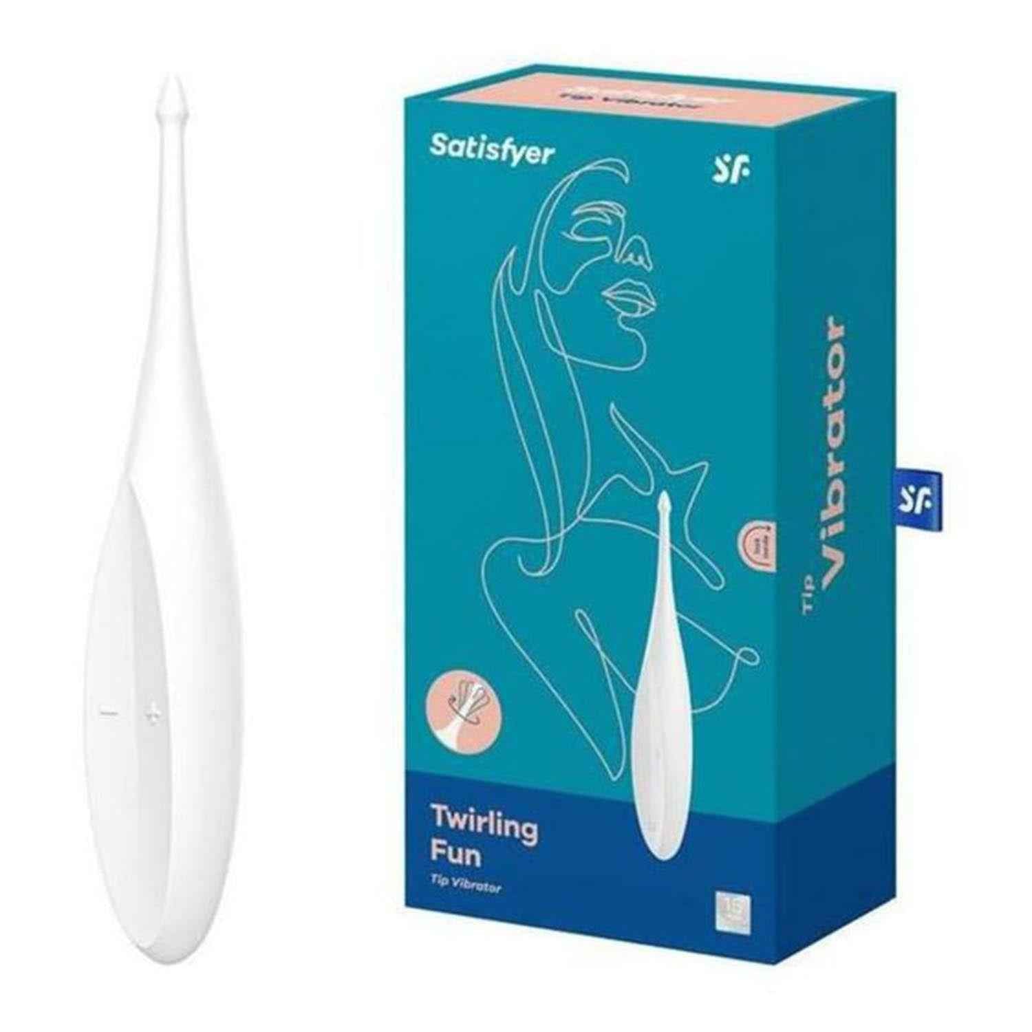 Satisfyer Twirling Joy Vibrador Blanco 1Un