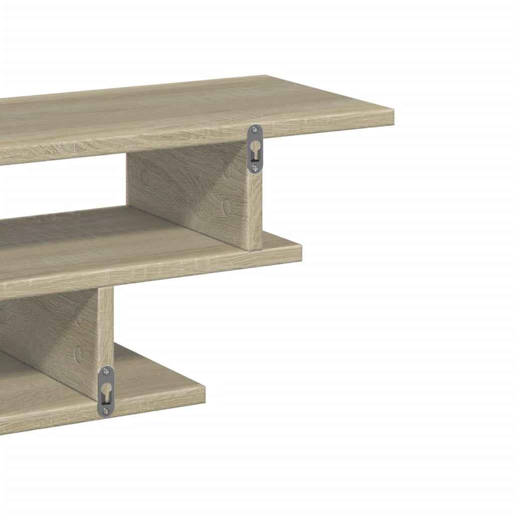 vidaXL Móveis de parede para TV derivados madeira carvalho sonoma