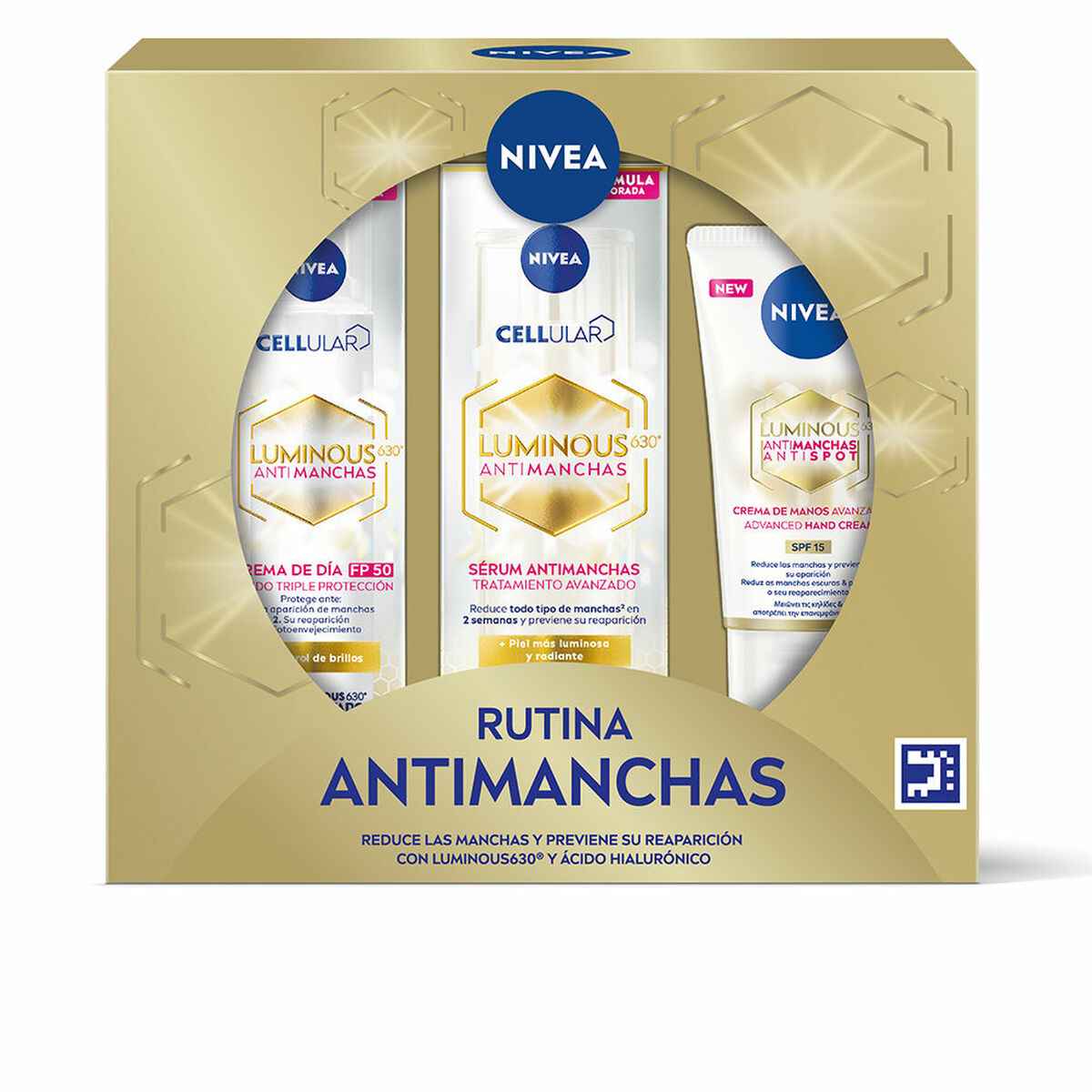Conjunto de Maquilhagem Nivea Q10 ANTI-ARRUGAS 3 Peças