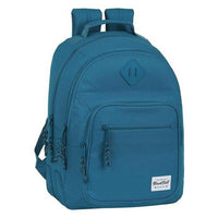 Mochila Escolar BlackFit8 Egeo Azul (32 x 42 x 15 cm)