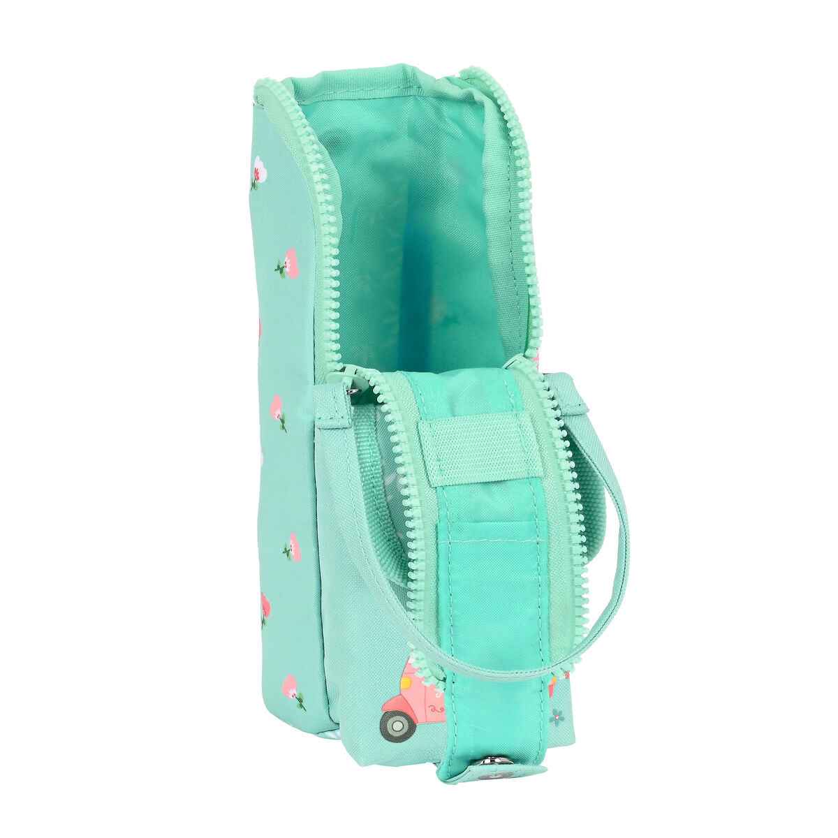 Bolsa Escolar Glow Lab Pepa Verde (6 x 21 x 6 cm)