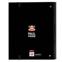 Pasta com argolas Paul Frank Campers Preto (27 x 32 x 3.5 cm)
