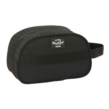 Nécessaire de Viagem BlackFit8 Old school Preto Cinzento Reciclável 26 x 15 x 12 cm