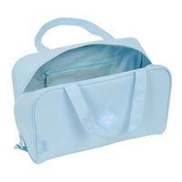 Nécessaire Escolar Glow Lab Cisnes Azul Claro 31 x 14 x 19 cm