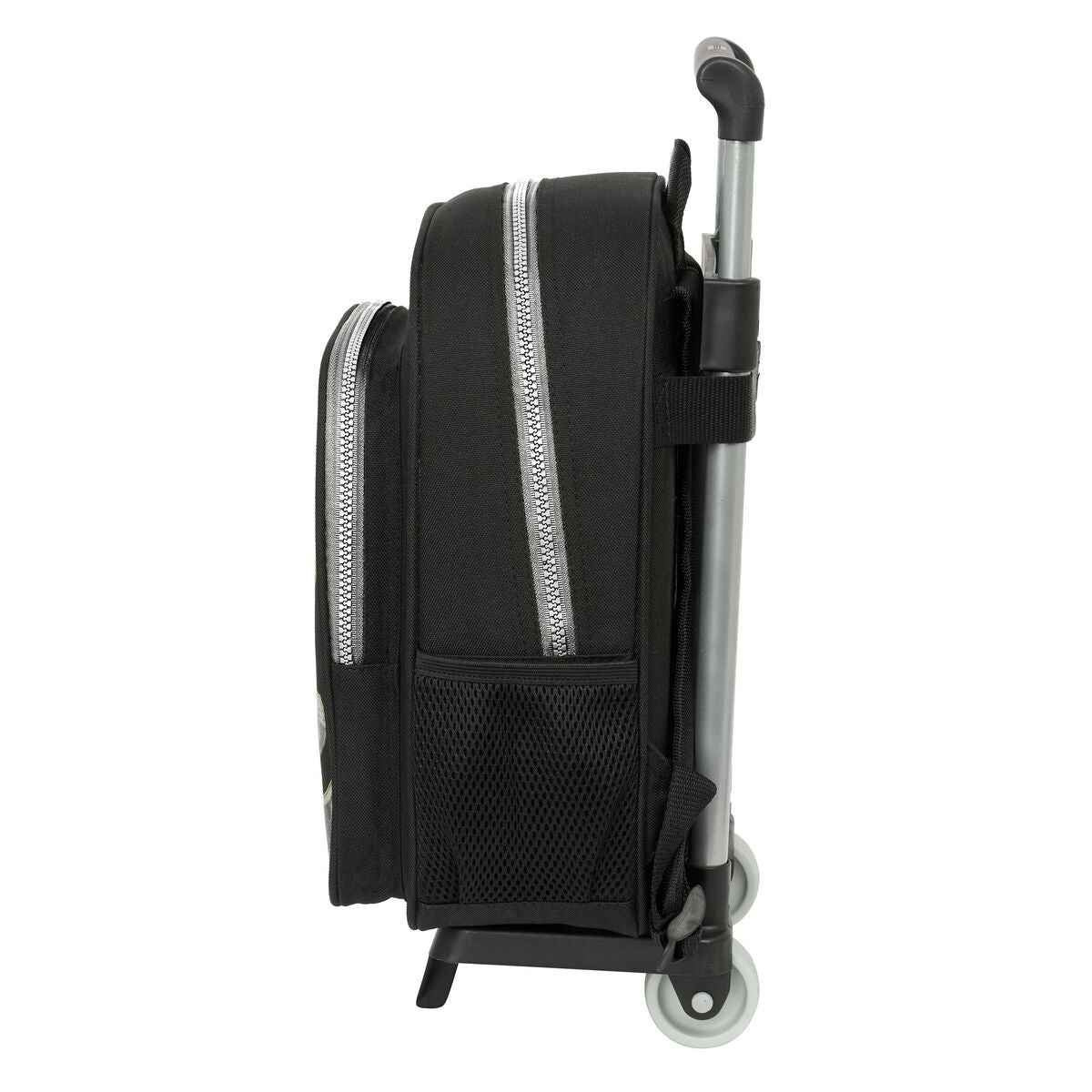 Mochila Escolar com Rodas Batman Game over Preto 27 x 33 x 10 cm