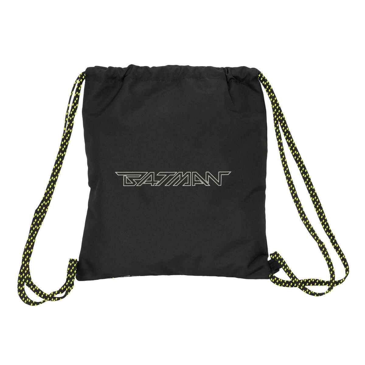 Saco Mochila com Cordas Batman Game over Preto 35 x 40 x 1 cm
