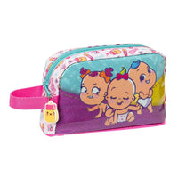 Porta-merendas Térmico The Bellies 21.5 x 12 x 6.5 cm Roxo Turquesa Branco