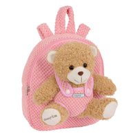 Mochila Infantil Safta Urso de Peluche Cor de Rosa 23 x 27 x 7,5 cm