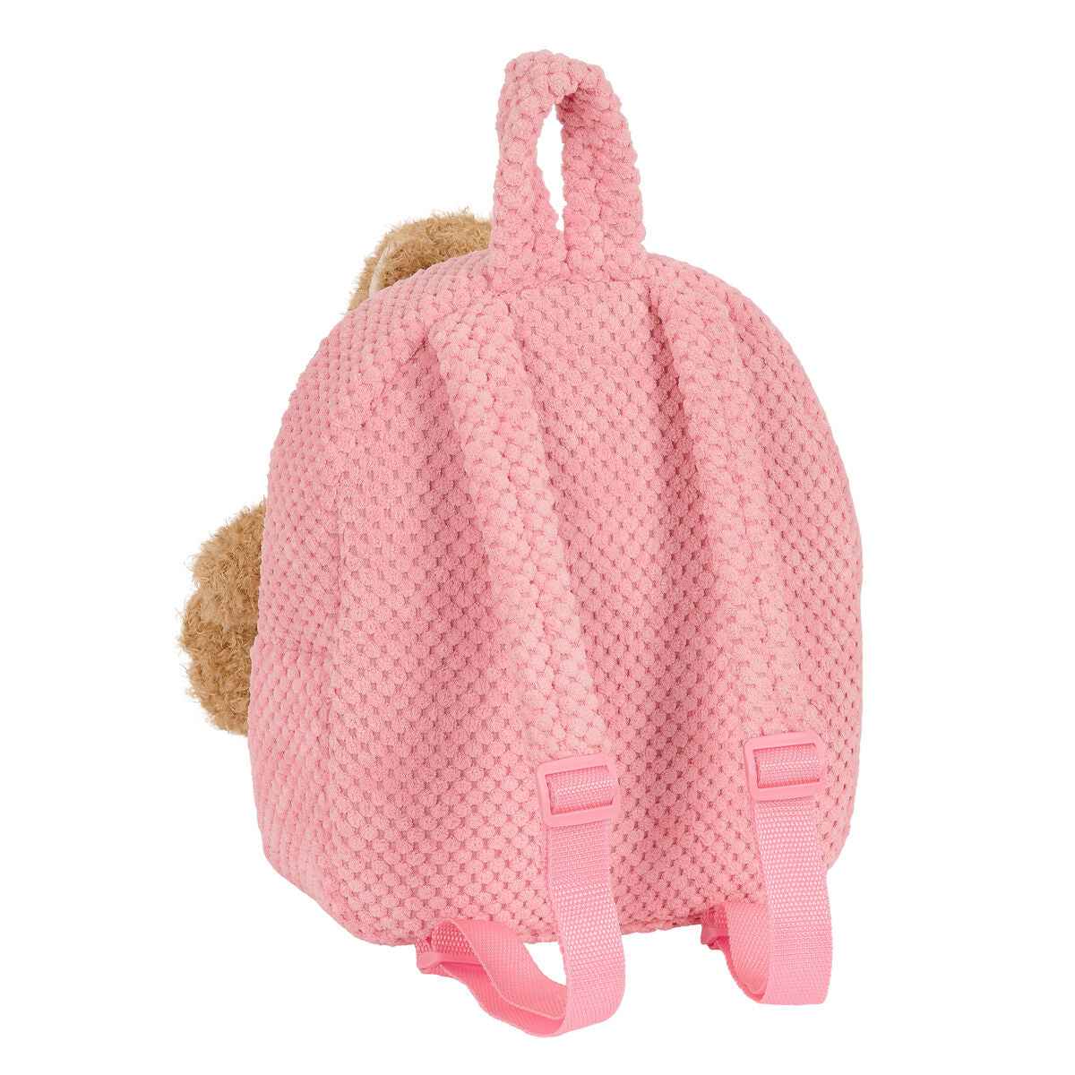 Mochila Infantil Safta Urso de Peluche Cor de Rosa 23 x 27 x 7,5 cm