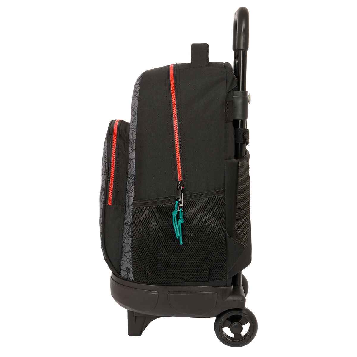 Mochila Escolar com Rodas My Hero Academia Preto 33 x 45 x 22 cm