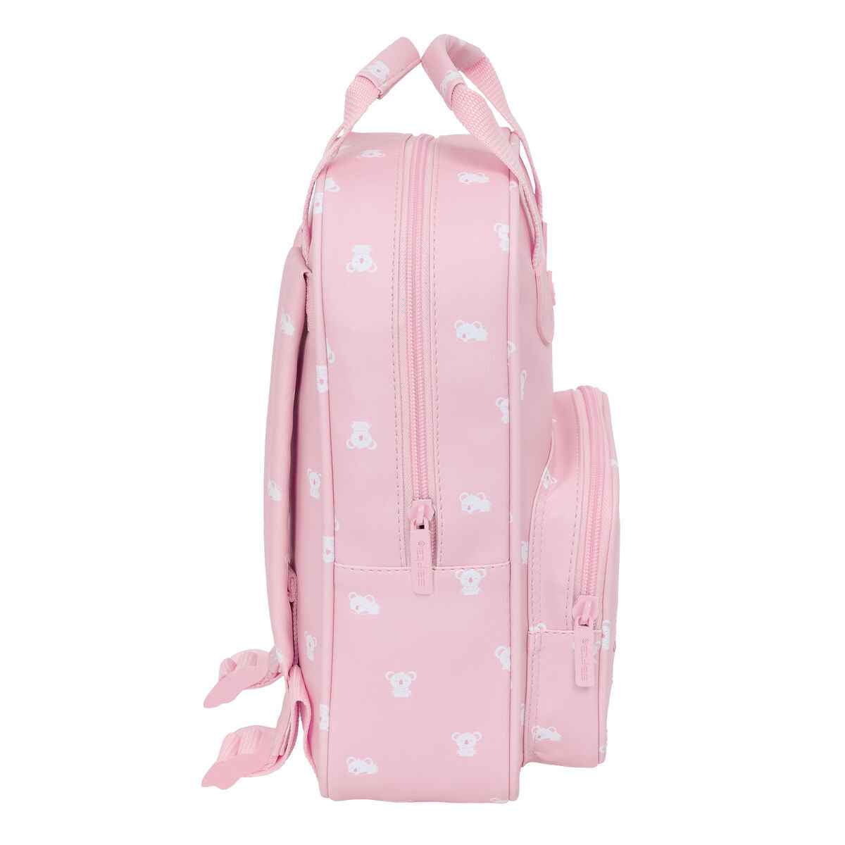 Mochila Infantil Safta Koala Cor de Rosa 20 x 28 x 8 cm