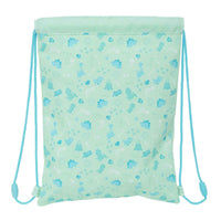Saco Mochila com Cordas Safta Dino Verde 26 x 34 x 1 cm