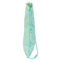 Saco Mochila com Cordas Safta Dino Verde 26 x 34 x 1 cm