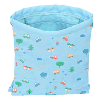 Saco Mochila com Cordas Safta Coches Azul 26 x 34 x 1 cm