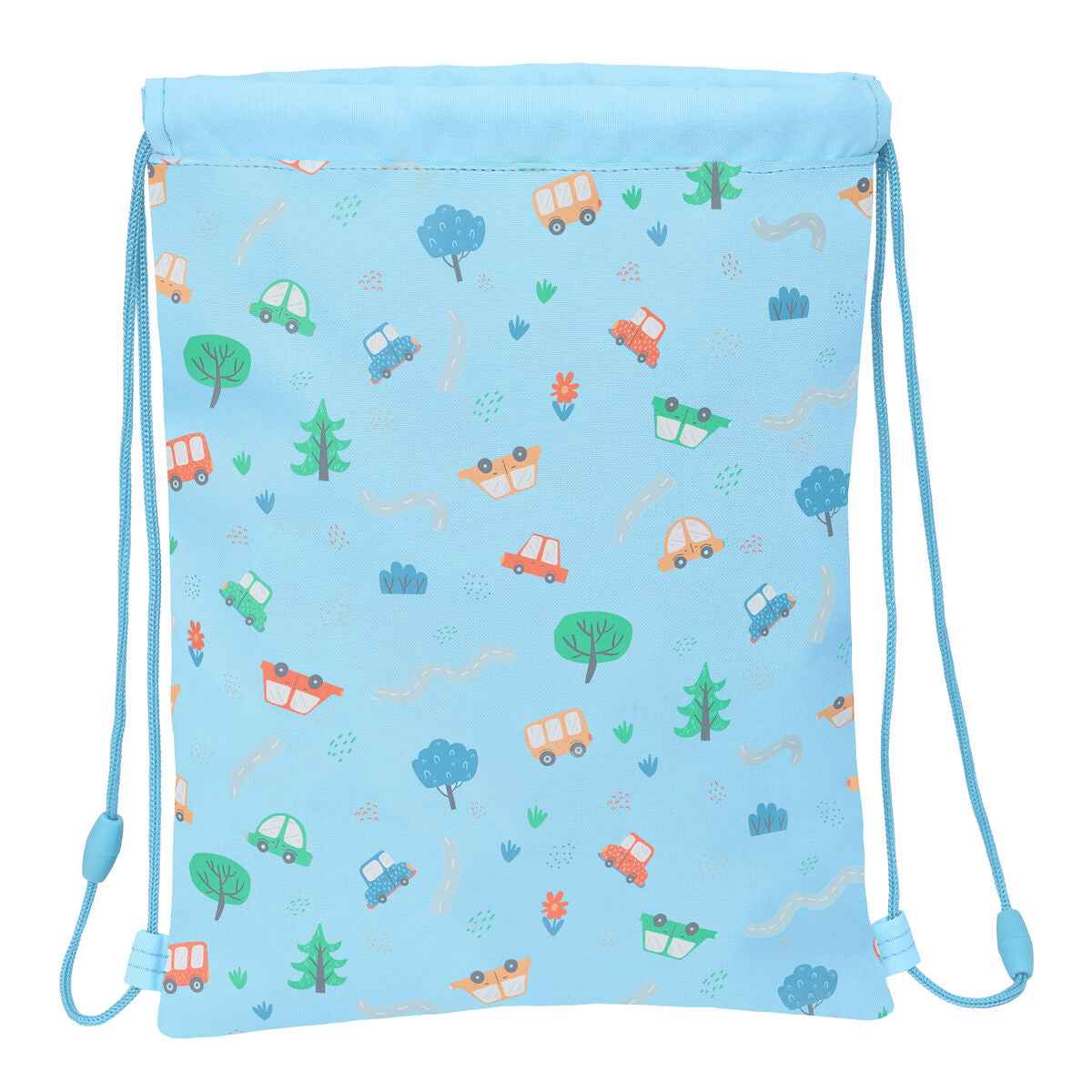 Saco Mochila com Cordas Safta Coches Azul 26 x 34 x 1 cm