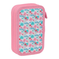 Bolsa Escolar Safta Flores 12,5 x 19,5 x 4 cm