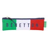 Estojo Benetton Flag Azul Marinho 20 x 6 x 1 cm