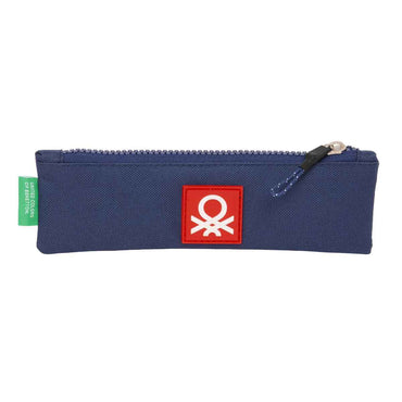 Estojo Benetton Flag Azul Marinho 20 x 6 x 1 cm