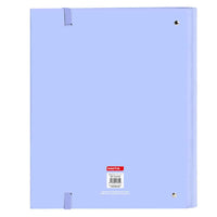 Pasta com argolas Benetton Lila Lilás 27 x 32 x 3.5 cm